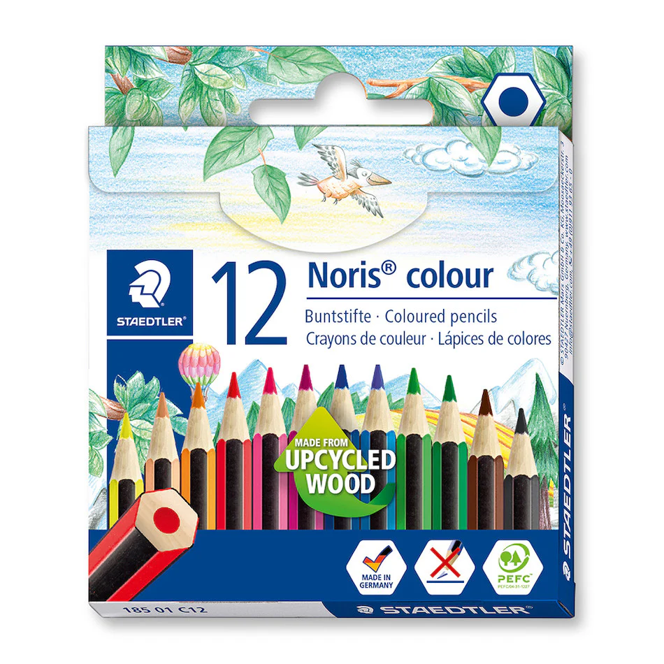 Staedtler Noris Half Length Coloured Pencils Set of 12