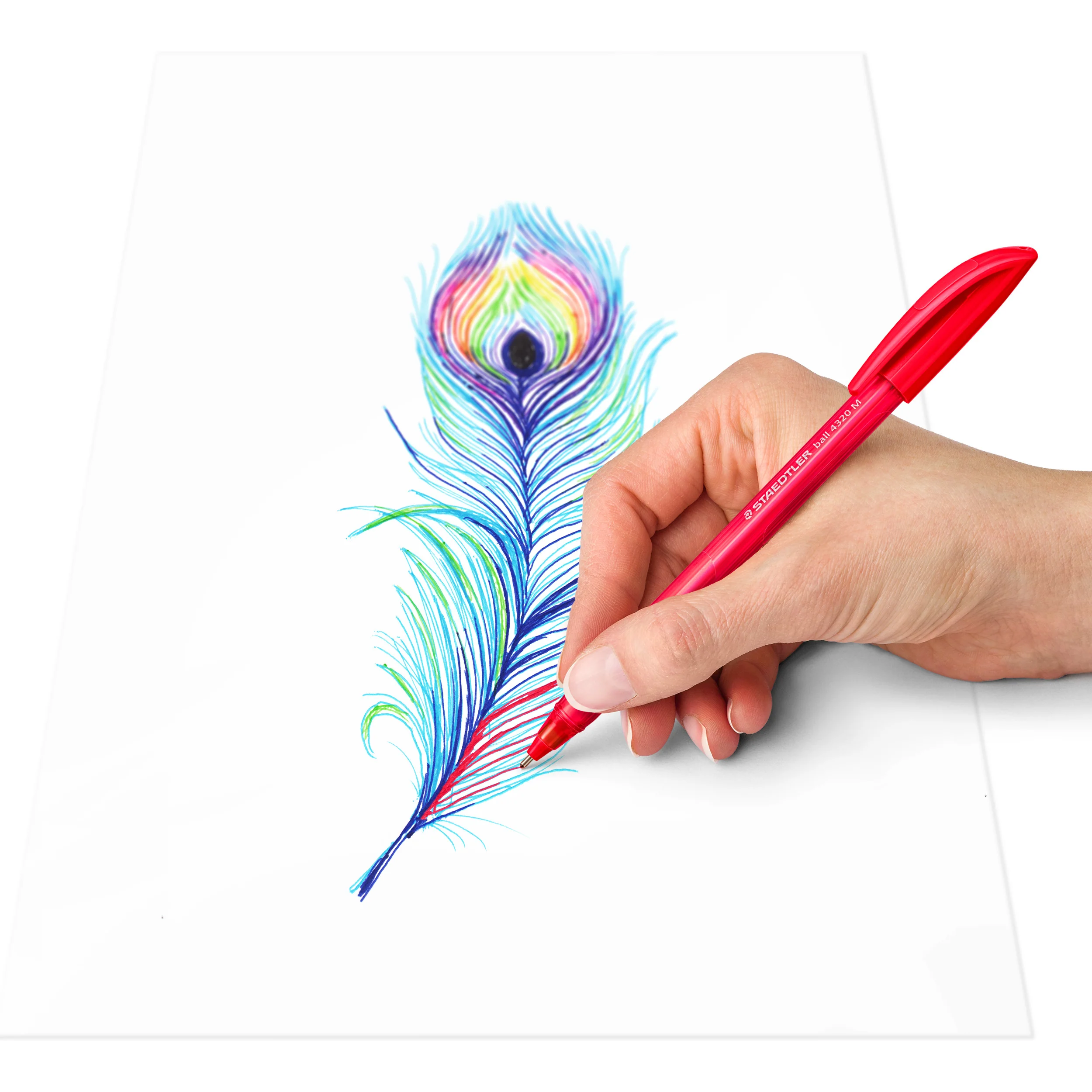Staedtler Rainbow Ballpoint Pen Set of 10 - Image 3