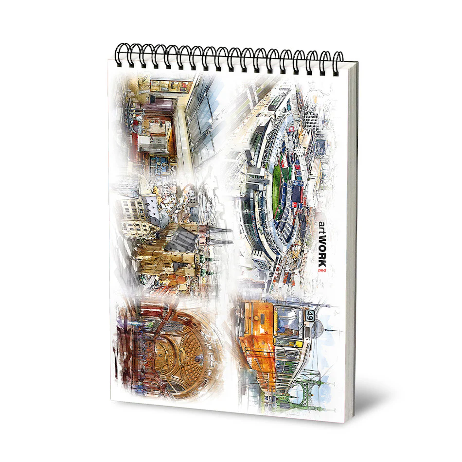 Stifflex artWORK Spiralbound Marker Pad Urban Marker 24 x 33
