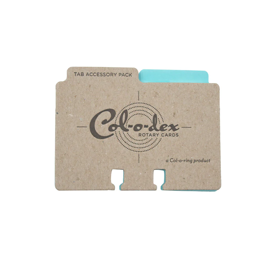 The Well-Appointed Desk Col-o-Dex Tab Accessory Pack Blue