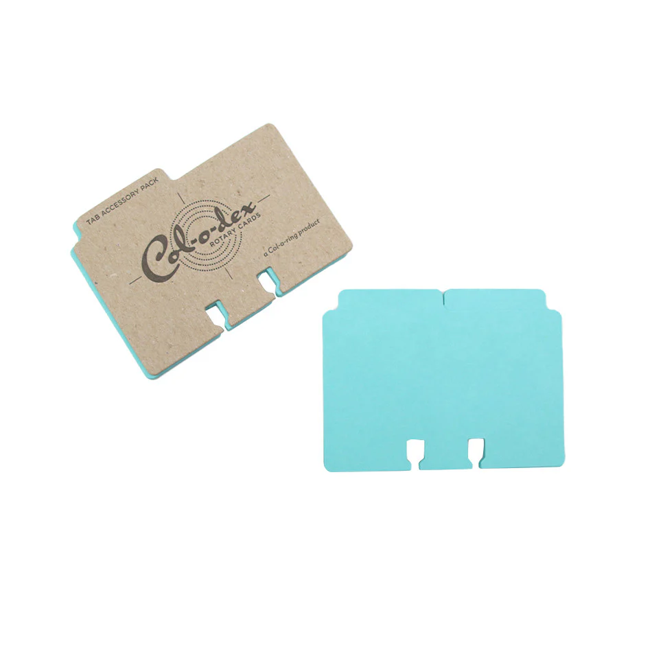 The Well-Appointed Desk Col-o-Dex Tab Accessory Pack Blue - Image 2
