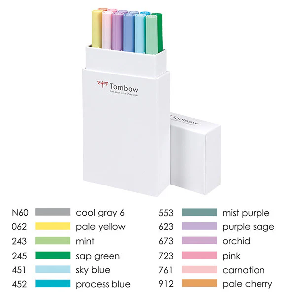 Tombow ABT Dual Brush Pen Set of 12 - Image 4