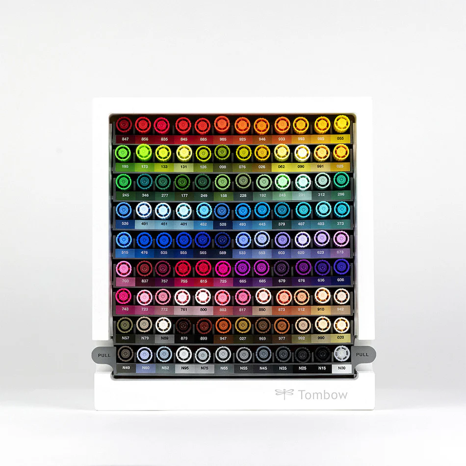 Tombow ABT Dual Brush Pens Set of 108 With Organiser - Image 6