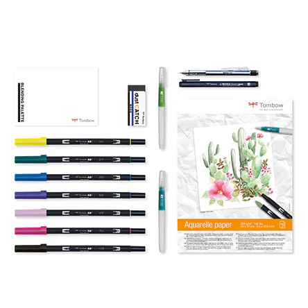 Tombow Have Fun at Home Set Watercolouring - Image 3