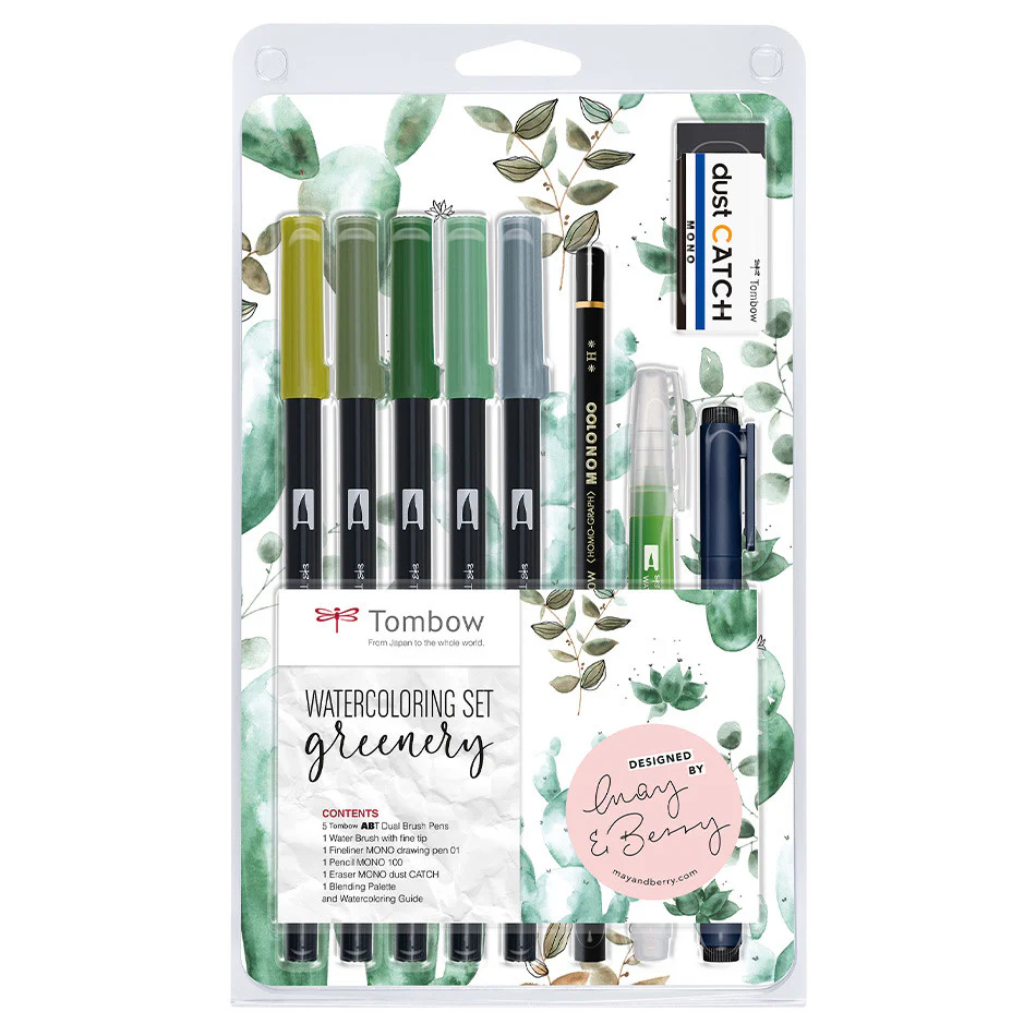 Tombow Watercolouring Set - Image 2
