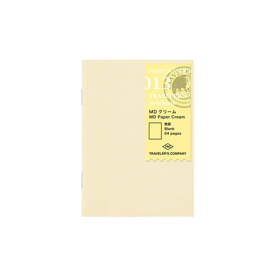 TRAVELER'S COMPANY Notebook Refill Passport Size Cream