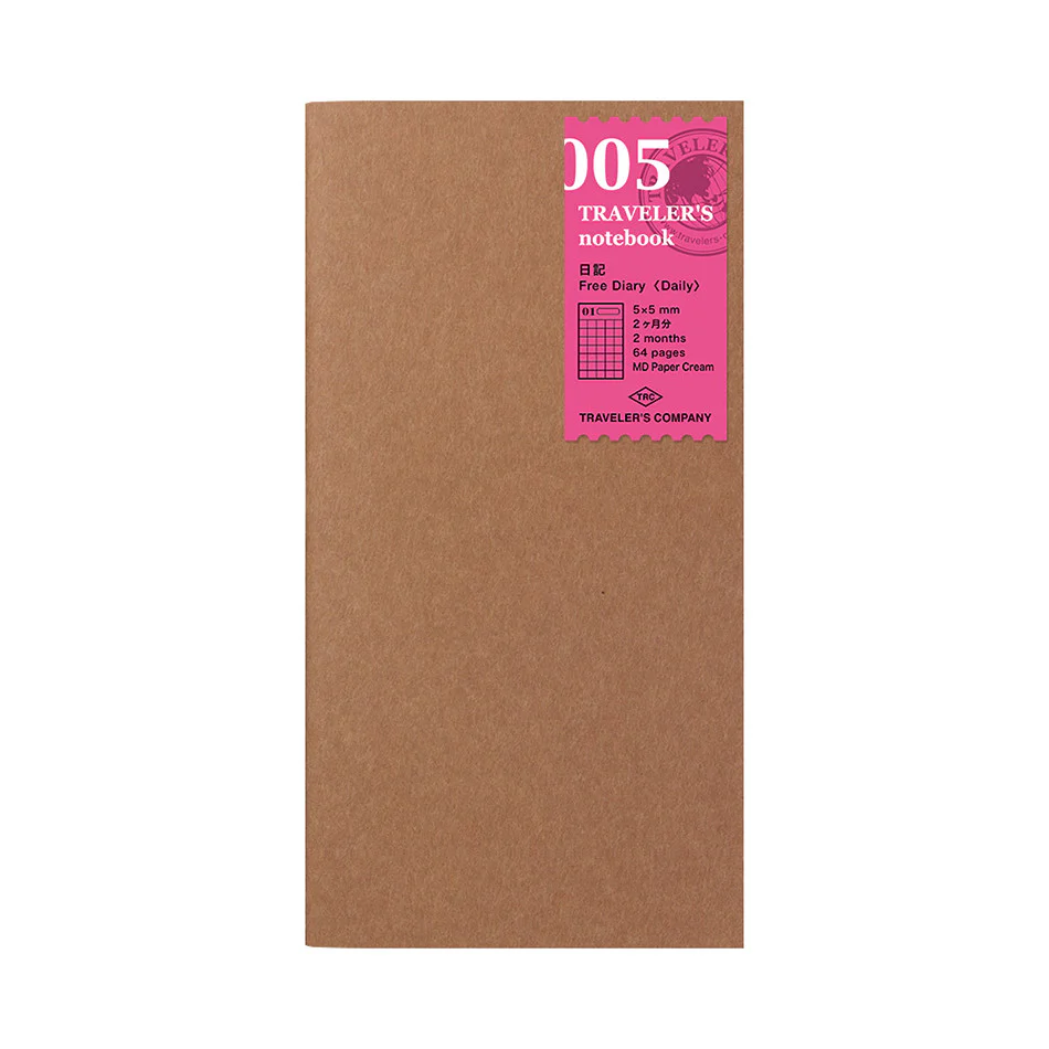 TRAVELER'S COMPANY Notebook Refill Perpetual Diary Daily
