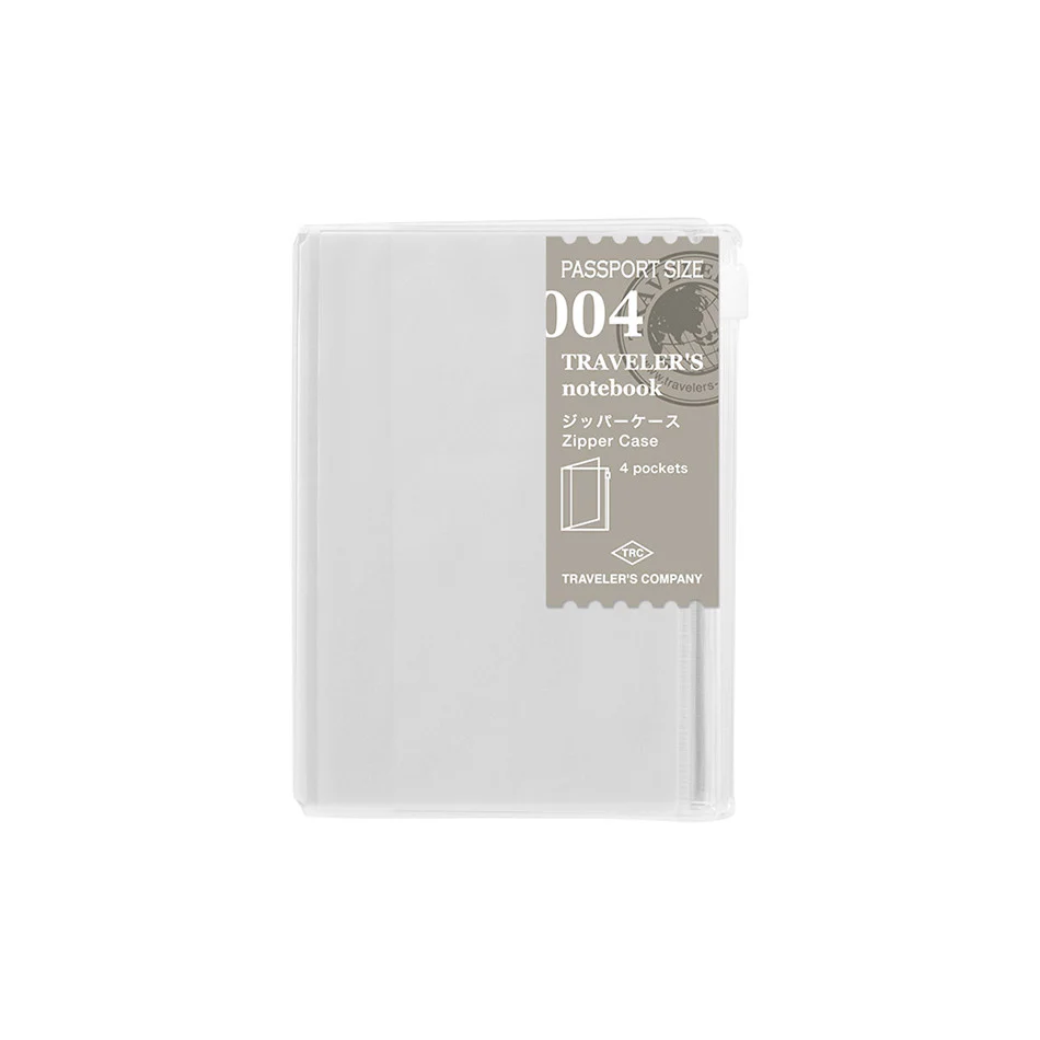 TRAVELER'S COMPANY Notebook Refill Zipper Pocket Passport Size
