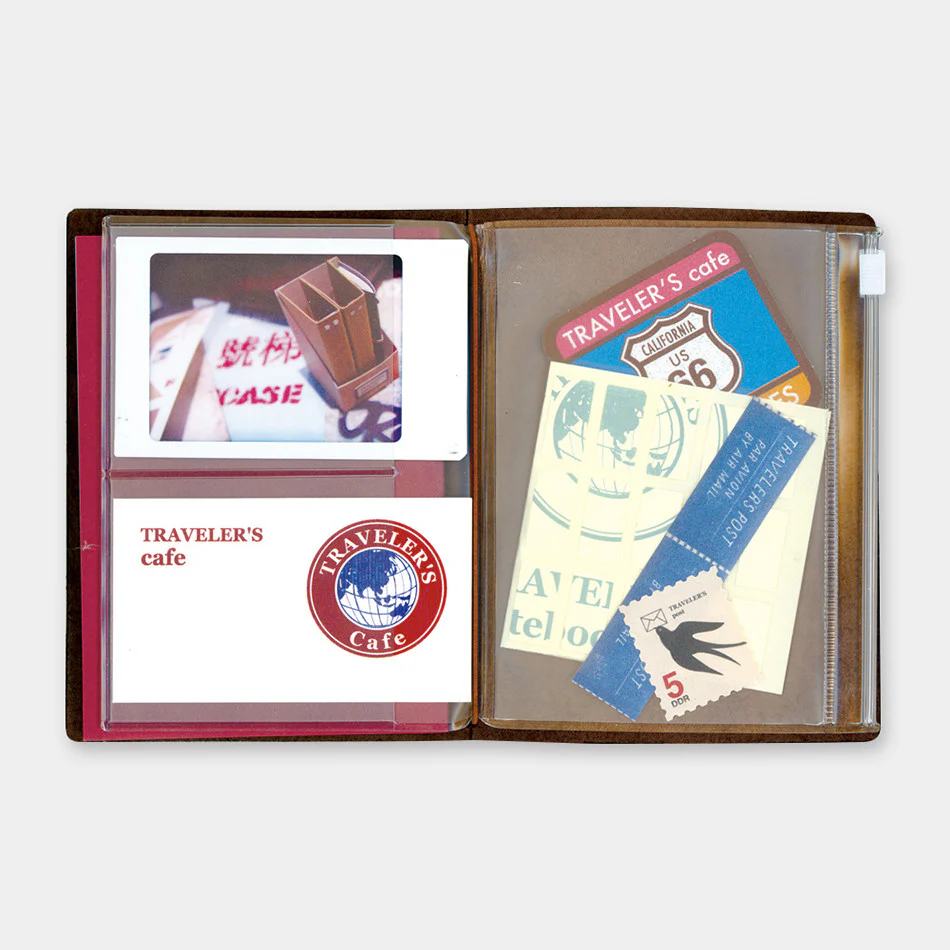 TRAVELER'S COMPANY Notebook Refill Zipper Pocket Passport Size - Image 2