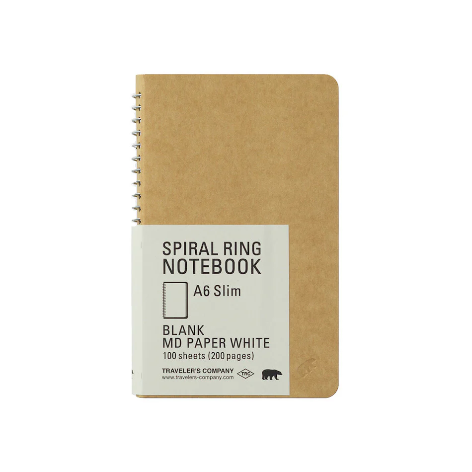 TRAVELER'S COMPANY Notebook Spiral Ring A6 MD White