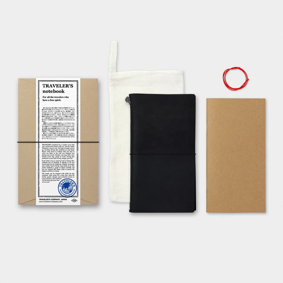 TRAVELER'S COMPANY Traveler's Notebook Leather Black