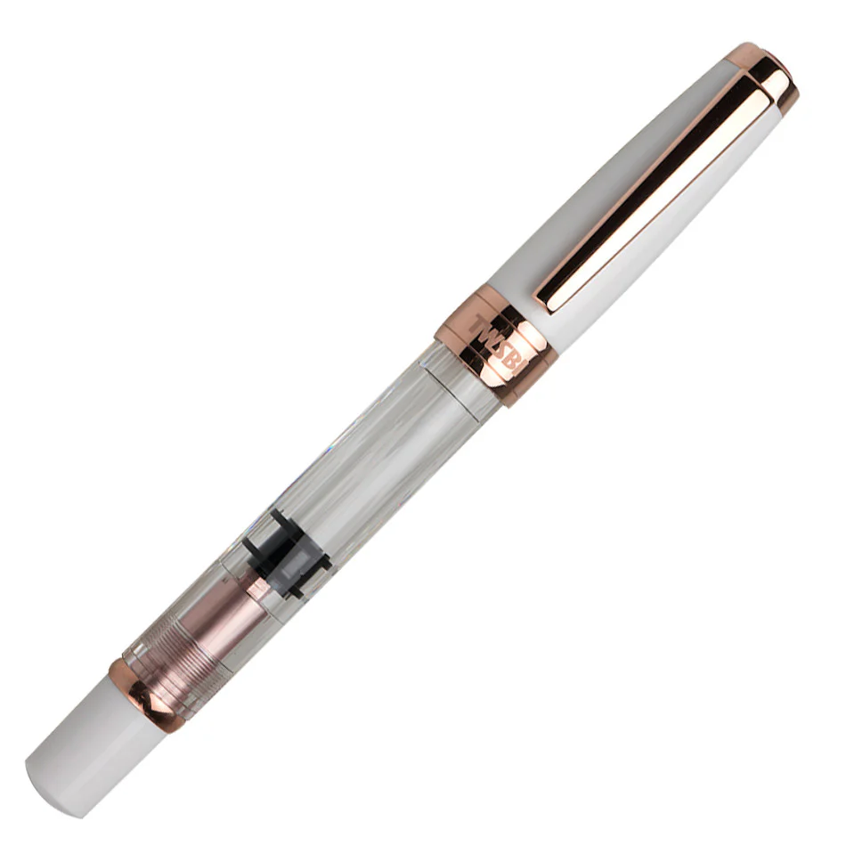 TWSBI Diamond 580 Fountain Pen White Rose Gold II - Image 2