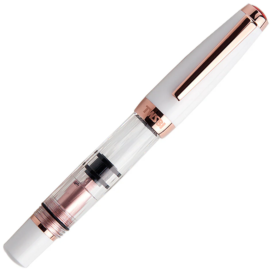 TWSBI Diamond Mini Fountain Pen White Rose Gold II - Image 2