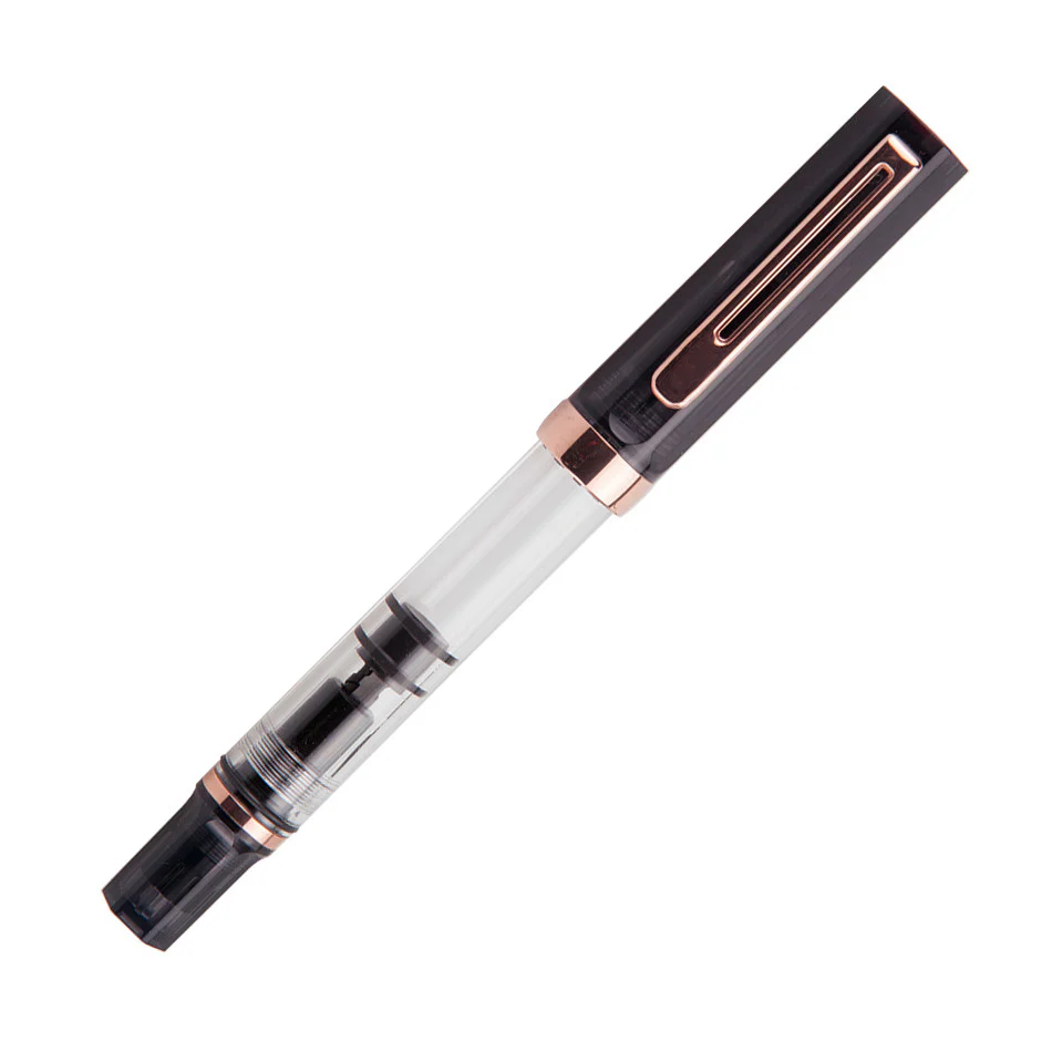 TWSBI Eco Fountain Pen Smoke with Rose Gold Trim - Image 2