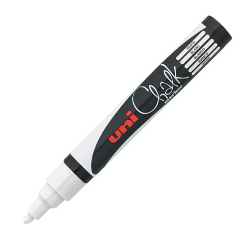 Uni Chalk Marker Pen PWE-5M Medium Bullet Tip