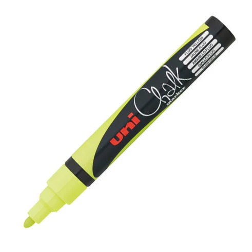 Uni Chalk Marker Pen PWE-5M Medium Bullet Tip - Image 7