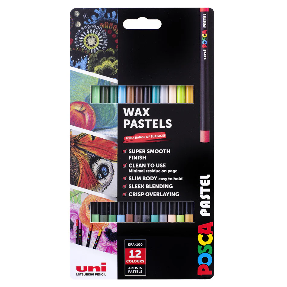 Uni POSCA Pastel Assorted Set of 12 Neutral