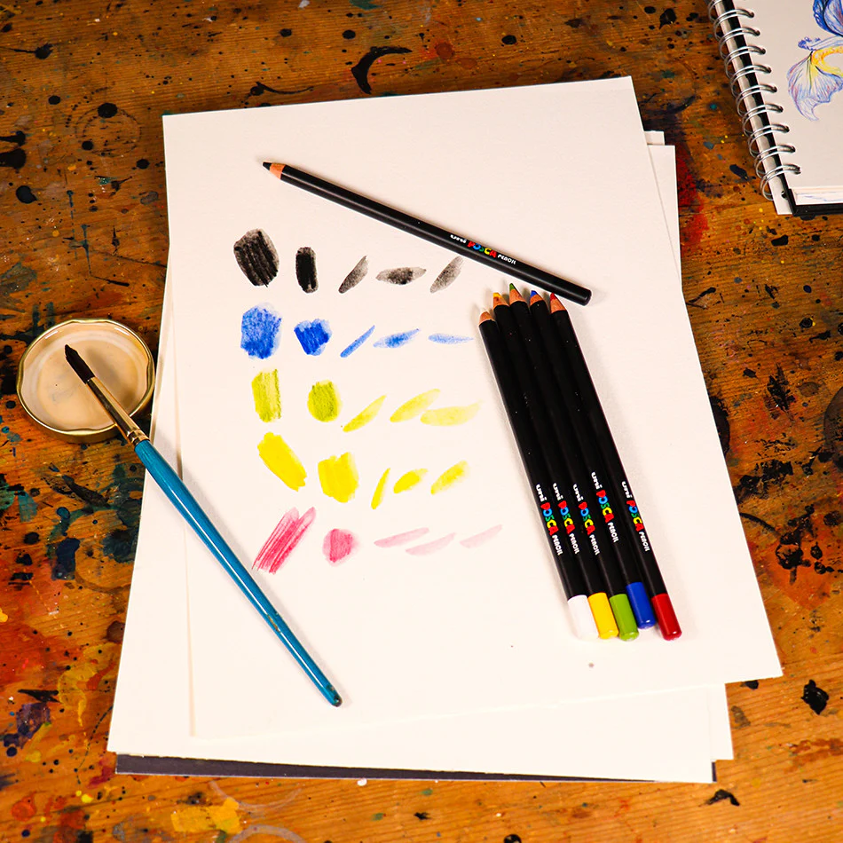 Uni POSCA Pencil Assorted Set of 6 Luxe - Image 2