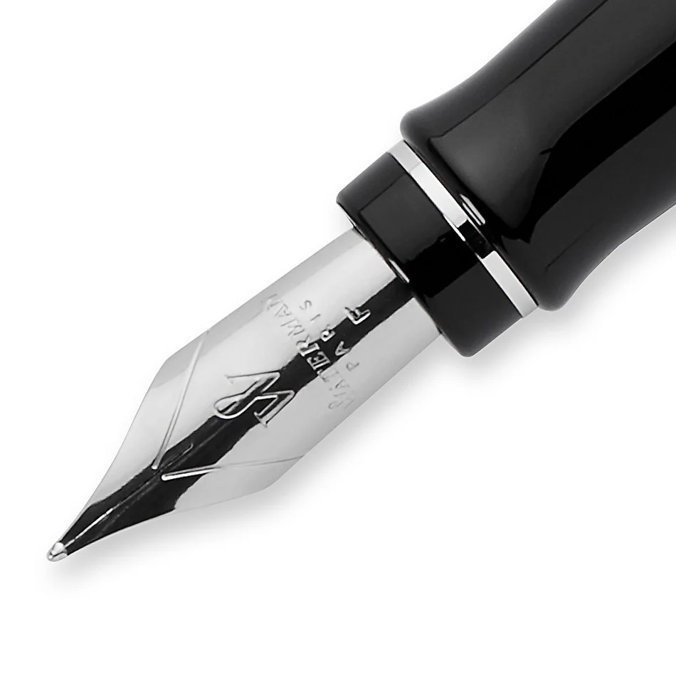 Waterman Expert Fountain Pen Black with Chrome Trim - Image 3