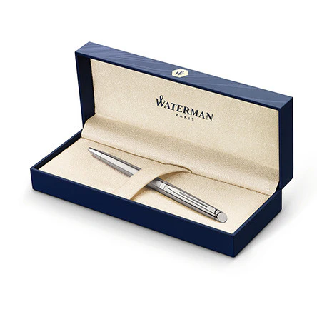 Waterman Hemisphere Ballpoint Pen Stainless Steel with Chrome Trim - Image 3
