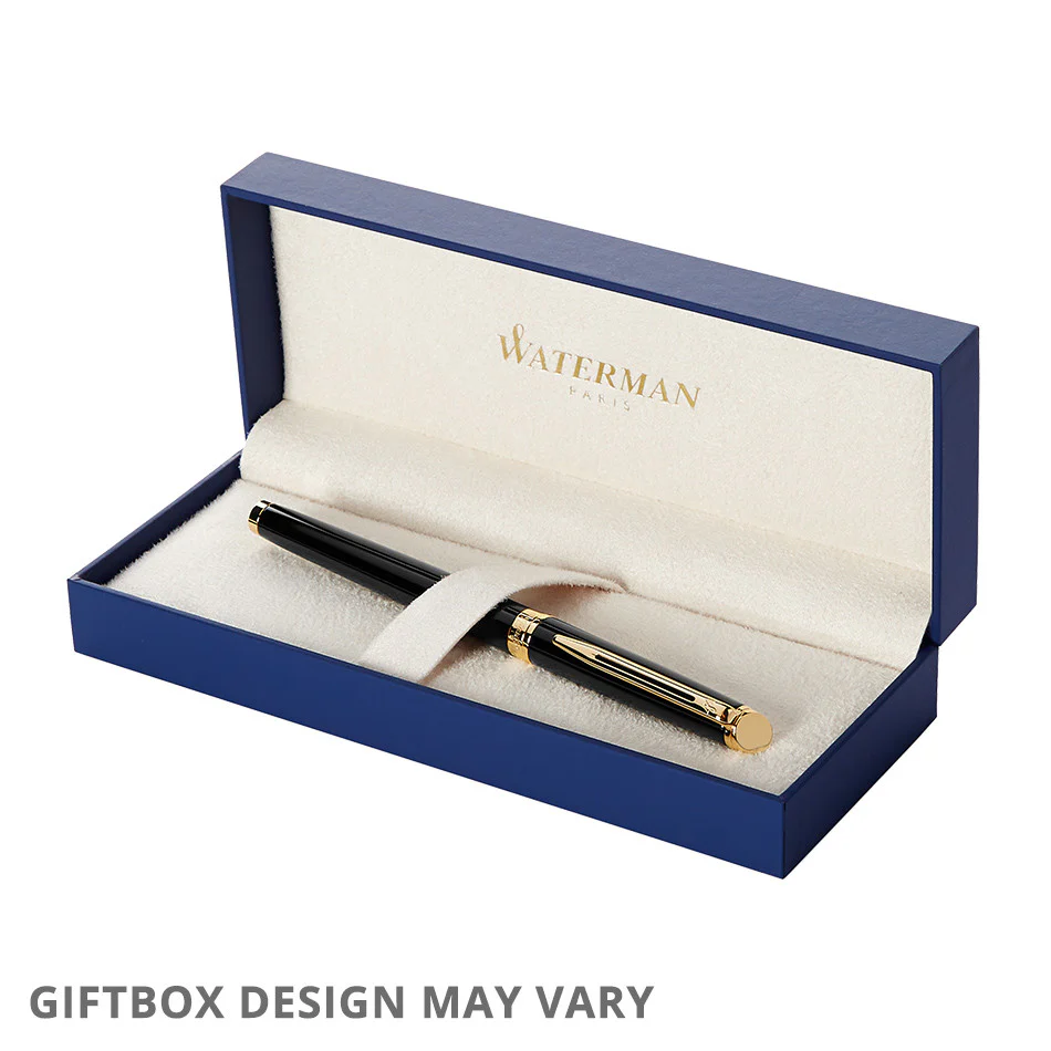 Waterman Hemisphere Fountain Pen Black with Gold Trim - Image 5