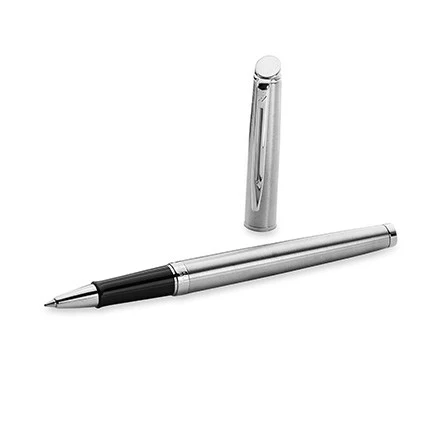 Waterman Hemisphere Rollerball Pen Stainless Steel with Chrome Trim - Image 3