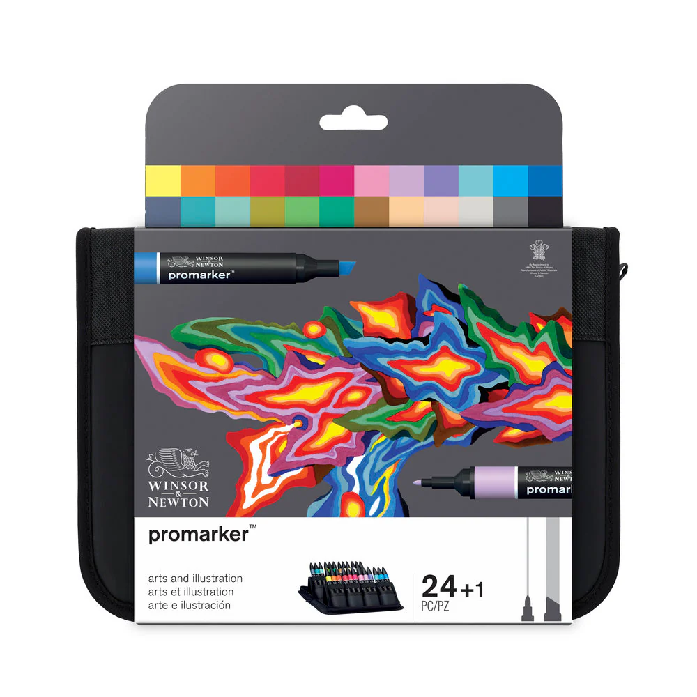 Winsor & Newton ProMarkers Set of 24 Arts and Illustration - Image 5