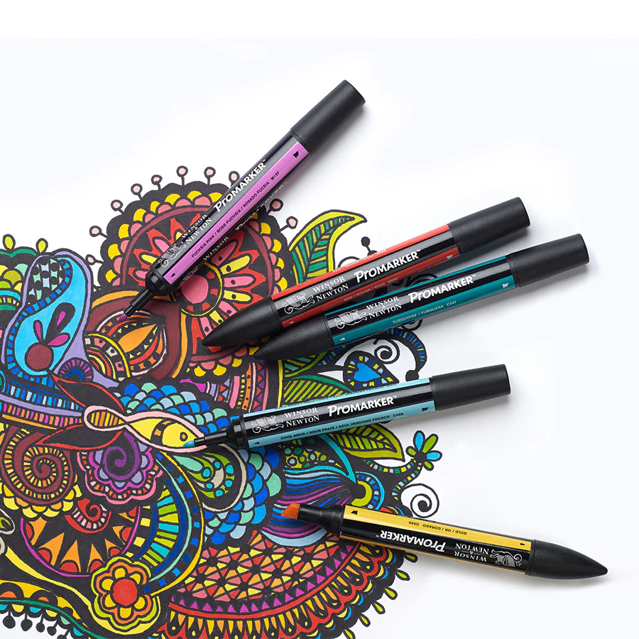 Winsor & Newton ProMarkers Set of 48 Essential Collection - Image 4