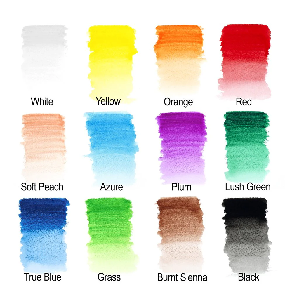 Winsor & Newton Studio Collection Watercolour Pencils Assorted Tin of 12 - Image 2