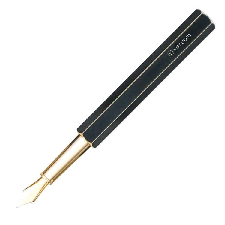 YStudio Classic Revolve Fountain Pen Black