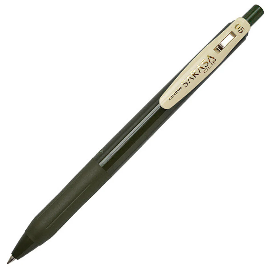 Zebra Sarasa Clip Gel Rollerball Pen 0.5 Vintage Colours - Image 10