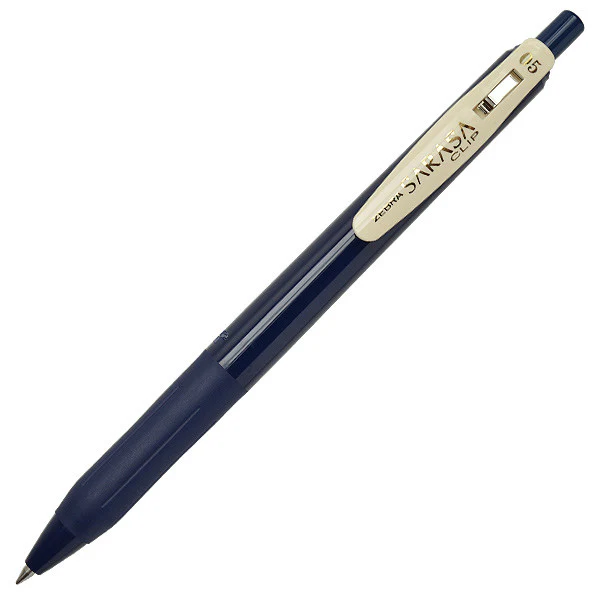 Zebra Sarasa Clip Gel Rollerball Pen 0.5 Vintage Colours - Image 3