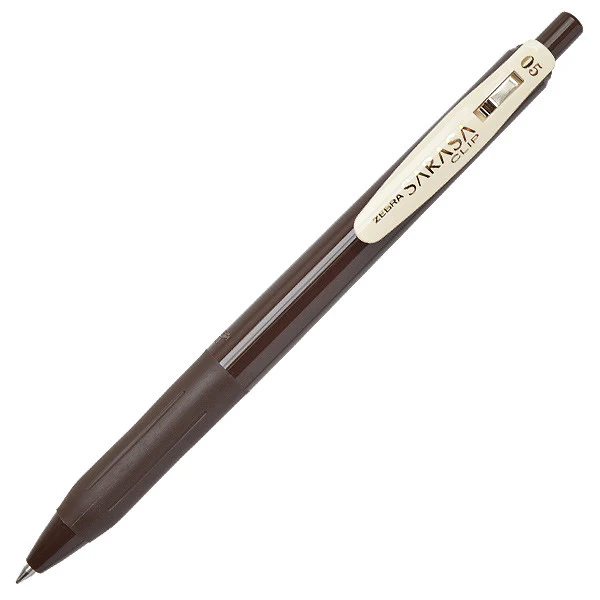 Zebra Sarasa Clip Gel Rollerball Pen 0.5 Vintage Colours - Image 5