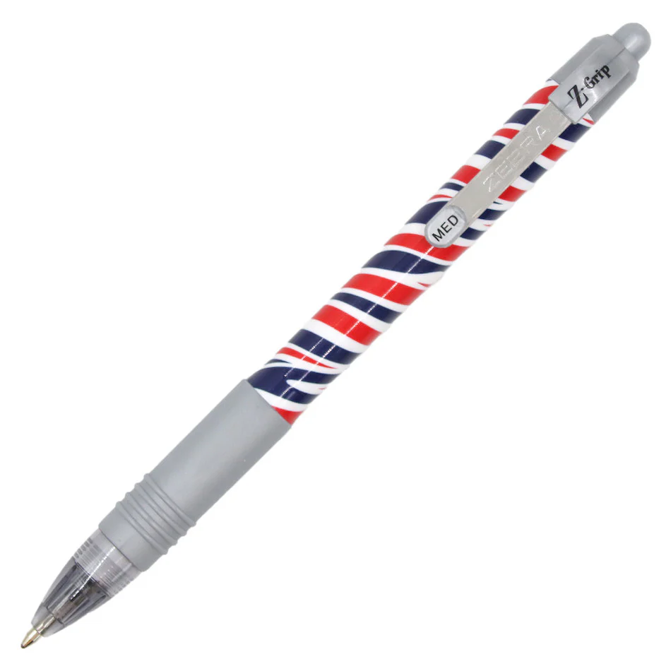 Zebra Z-Grip Ballpoint Pen Celebration Union Jack